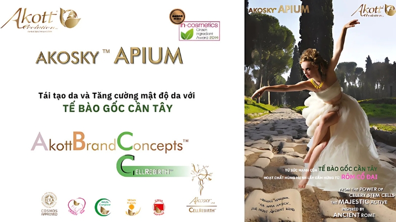 Akosky Apium – Tái tạo và làm mịn da
