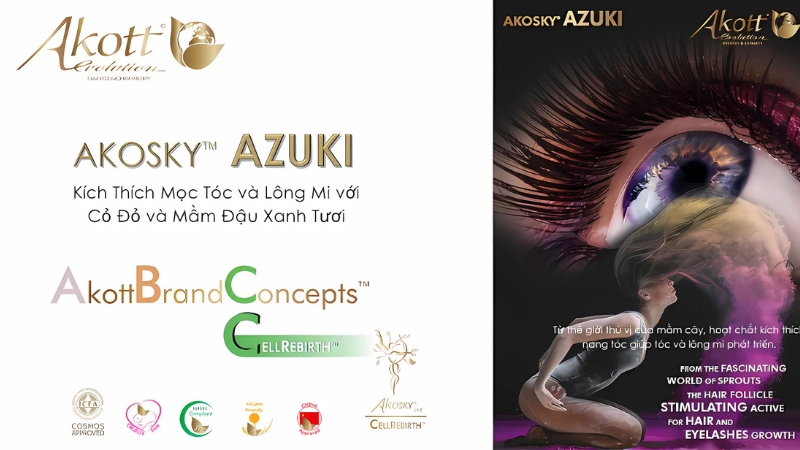 Akosky Azuki – Kích thích mọc mi và tóc