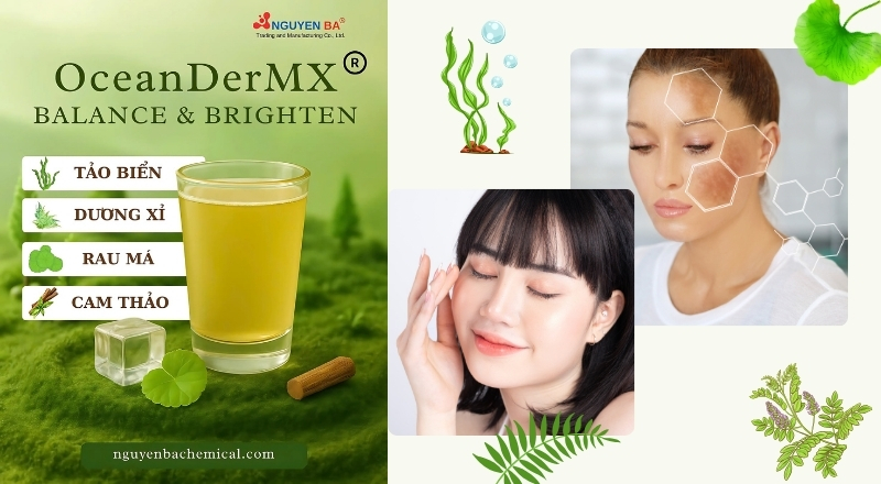 OceanDerMX™ Balance & Brighten là gì? Công dụng và ứng dụng trong mỹ phẩm dưỡng sáng da