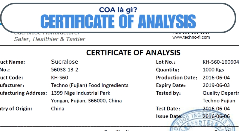 COA là gì? Mục đích và tác dụng của giấy COA
