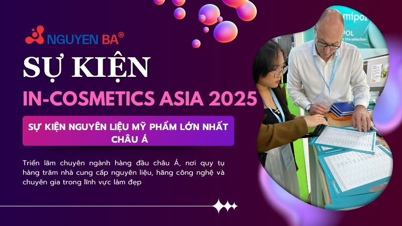 Sự kiện In-cosmetics Asia 2025