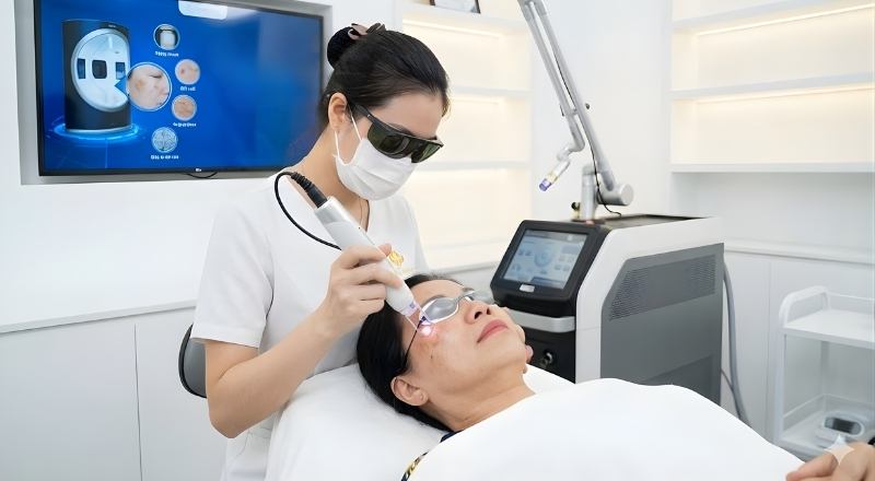 Can thiệp công nghệ cao giúp xử lý đồi mồi sâu và kích thích tái tạo da