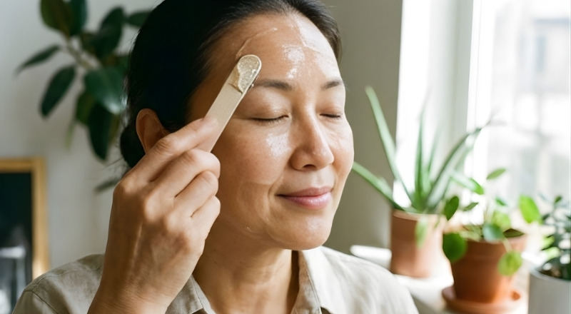 Mặt nạ nha đam nguyên chất giúp dưỡng ẩm và làm dịu da