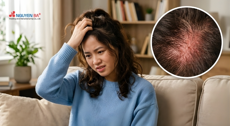 Chăm sóc da đầu nhạy cảm, giảm gàu ngứa với dầu gội chứa Bisabolol