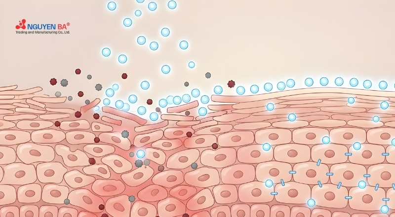 Madecassoside hỗ trợ giảm kích ứng, tái tạo da và tăng sức đề kháng da