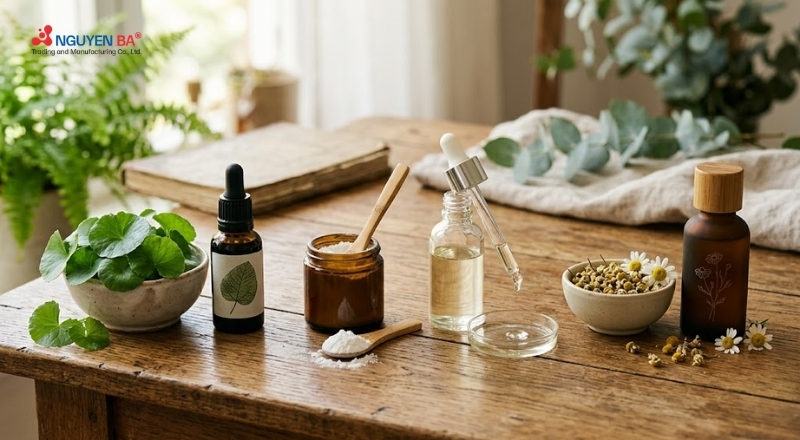 Những thành phần nổi bật giúp làm dịu da và hỗ trợ phục hồi tổn thương