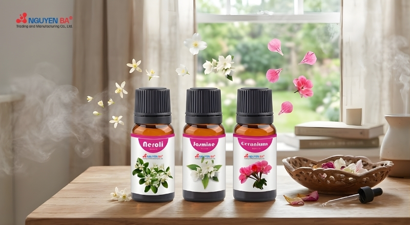 Nhóm tinh dầu hương hoa giúp thư giãn và cân bằng cảm xúc hiệu quả
