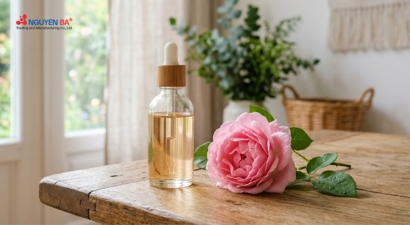 Tinh dầu hoa hồng chứa nhiều hợp chất sinh học mang lại giá trị cao