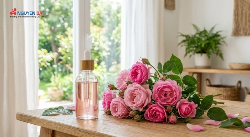 Tinh dầu hoa hồng có tác dụng gì? Cách sử dụng và làm tinh dầu hoa hồng tại nhà