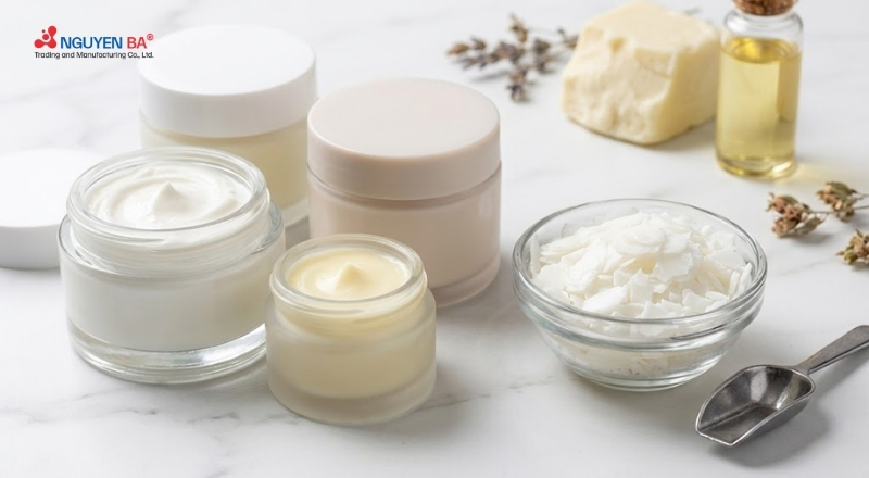 Glyceryl Stearate được dùng nhiều để ổn định và cải thiện kết cấu mỹ phẩm