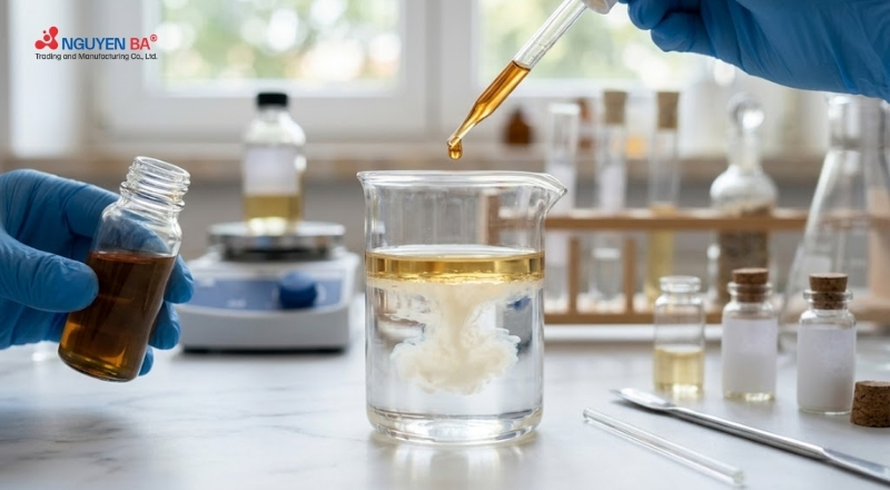 Polysorbate 20 là chất nhũ hóa giúp hòa tan dầu trong công thức mỹ phẩm