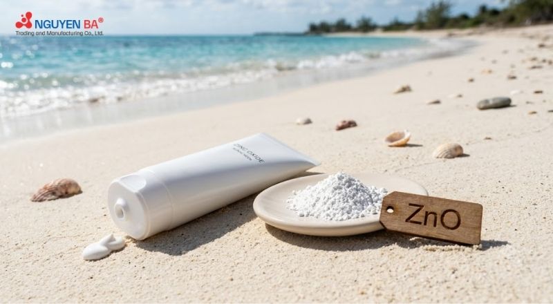 Zinc Oxide là gì? Công dụng, độ an toàn và ứng dụng trong kem chống nắng