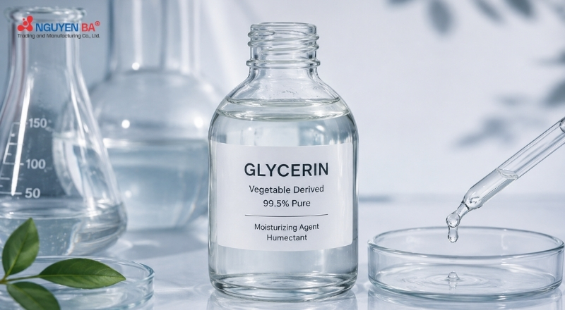 Glycerin là gì? Tìm hiểu thành phần dưỡng ẩm phổ biến trong mỹ phẩm