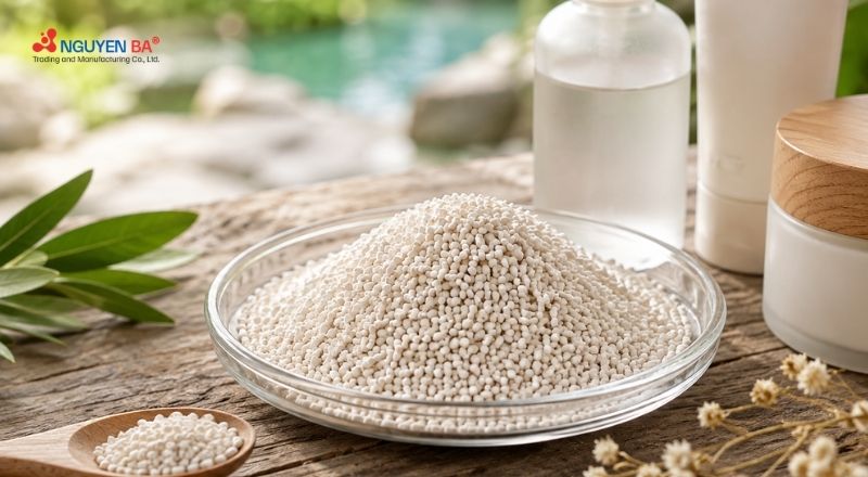 Acrylates Copolymer giúp lớp mỹ phẩm bám đều, lâu trôi và đẹp hơn trên da.
