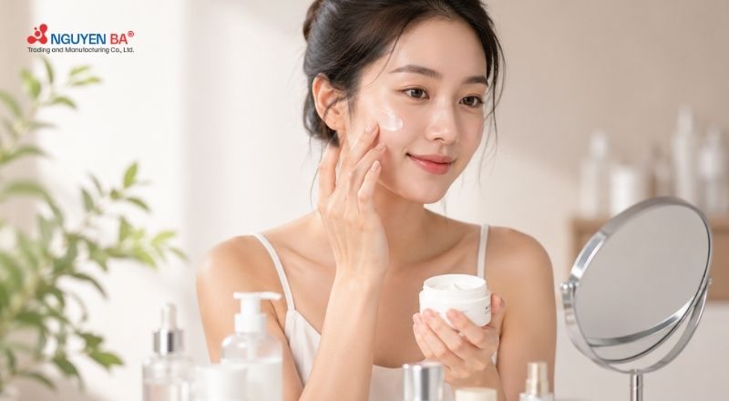Potassium Sorbate được dùng trong nhiều sản phẩm chăm sóc da và tóc chứa nước.