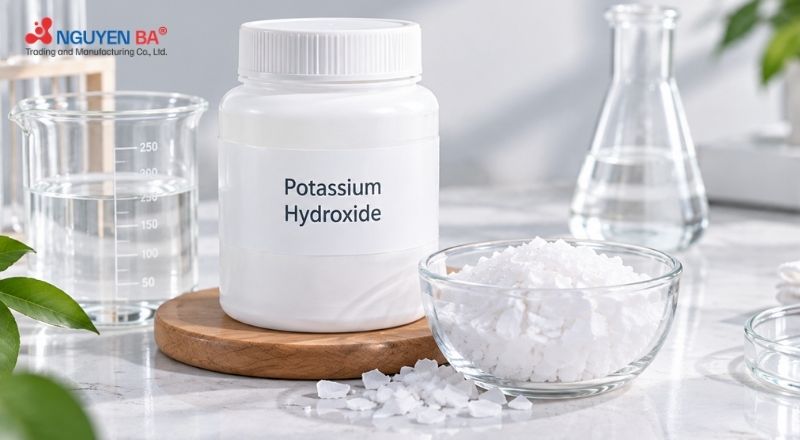 Potassium Hydroxide là gì? Vai trò quan trọng trong mỹ phẩm bạn nên biết