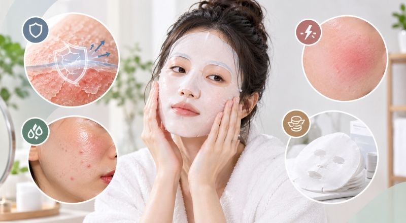 Mặt nạ giúp da ẩm mịn hơn, nhưng dùng nhiều quá cũng không tốt.